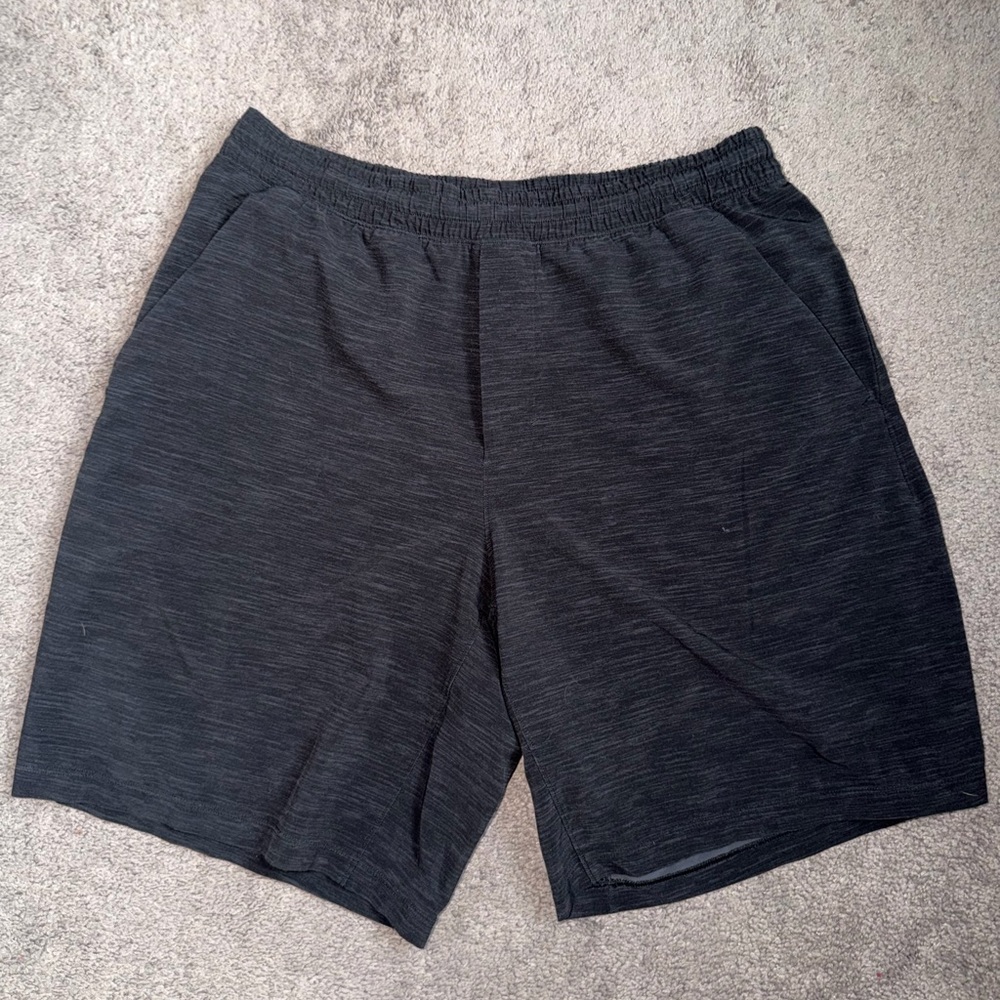Lululemon Men’s 9” Pace Breaker Shorts - Heather Black